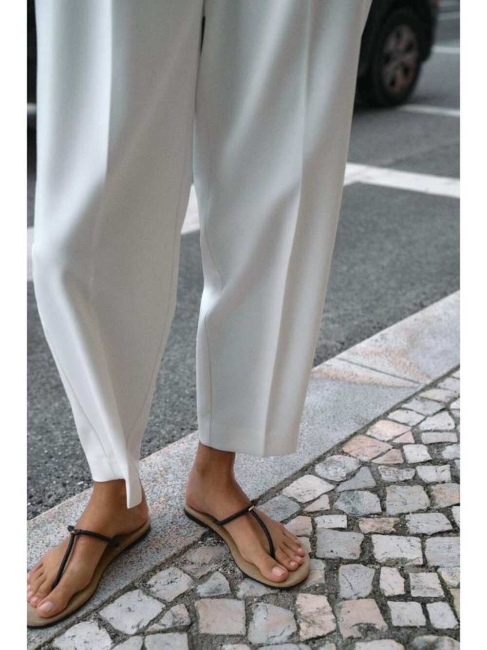 ZARA STRAPPY SLIDE SANDALS - Picture 2 of 6